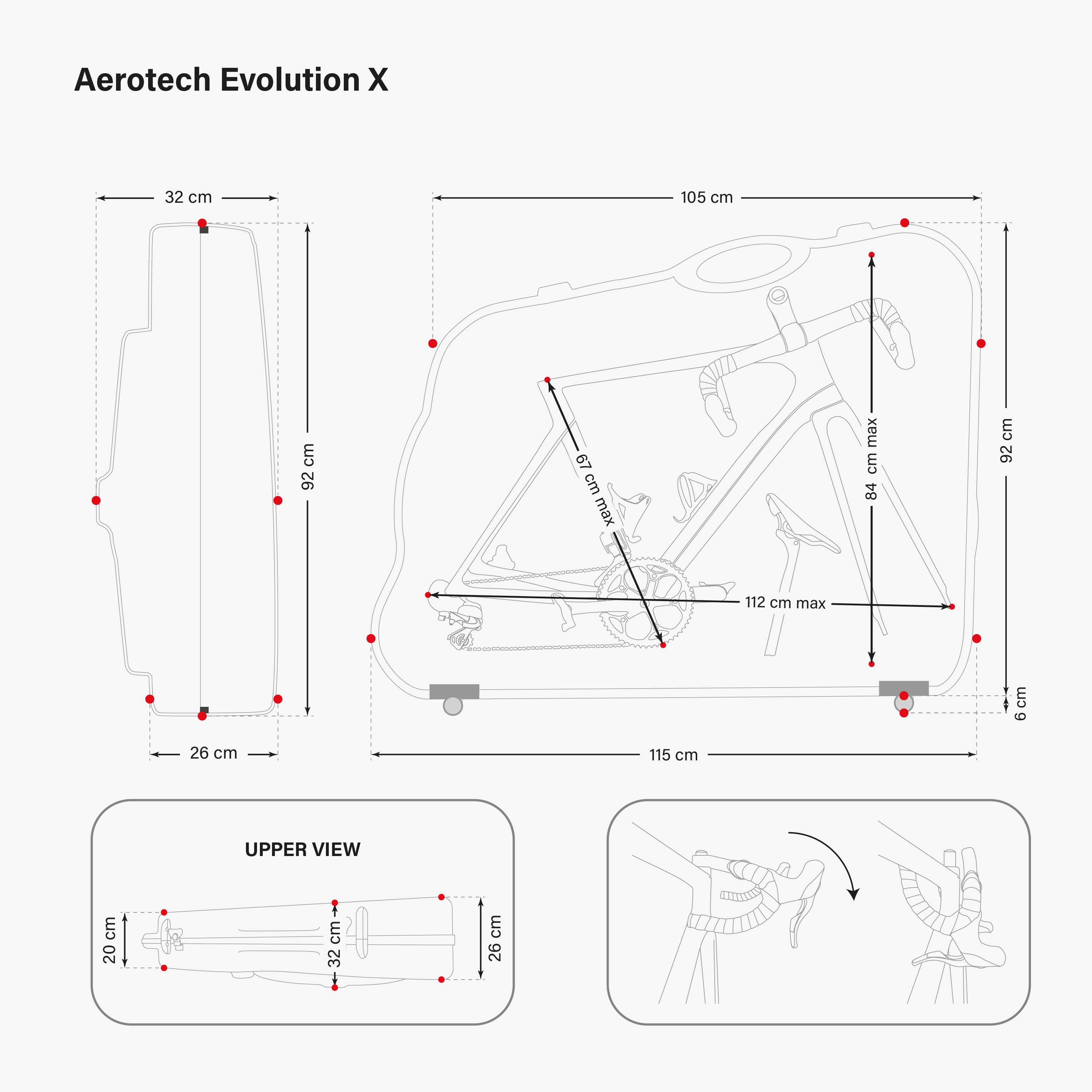 MALETA PARA BICICLETA AEROTECH EVOLUTION X TSA