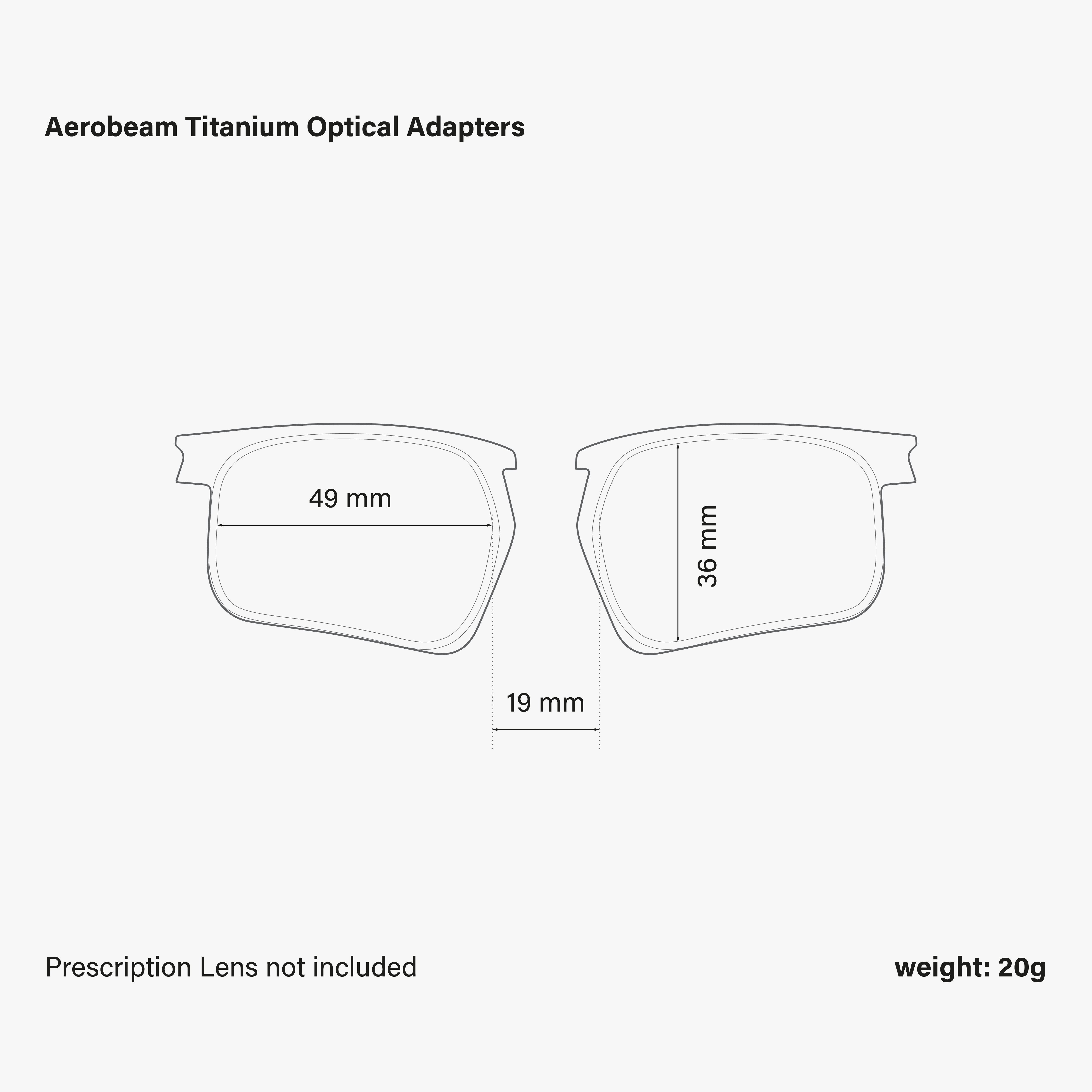 AEROBEAM OPTICAL ADAPTERS