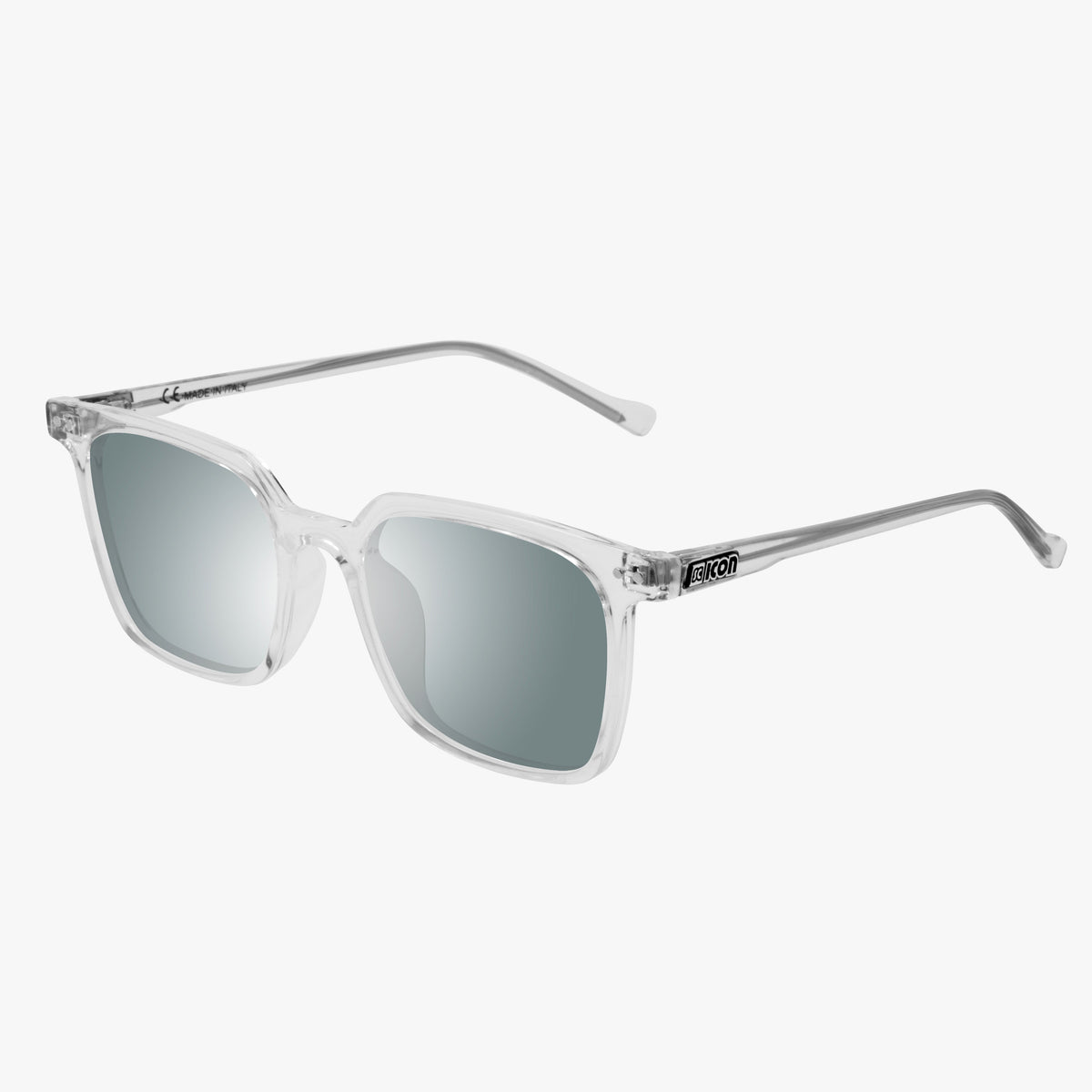 Crystal Frame/Multimirror Silver Lenses Vertec Sunglasses