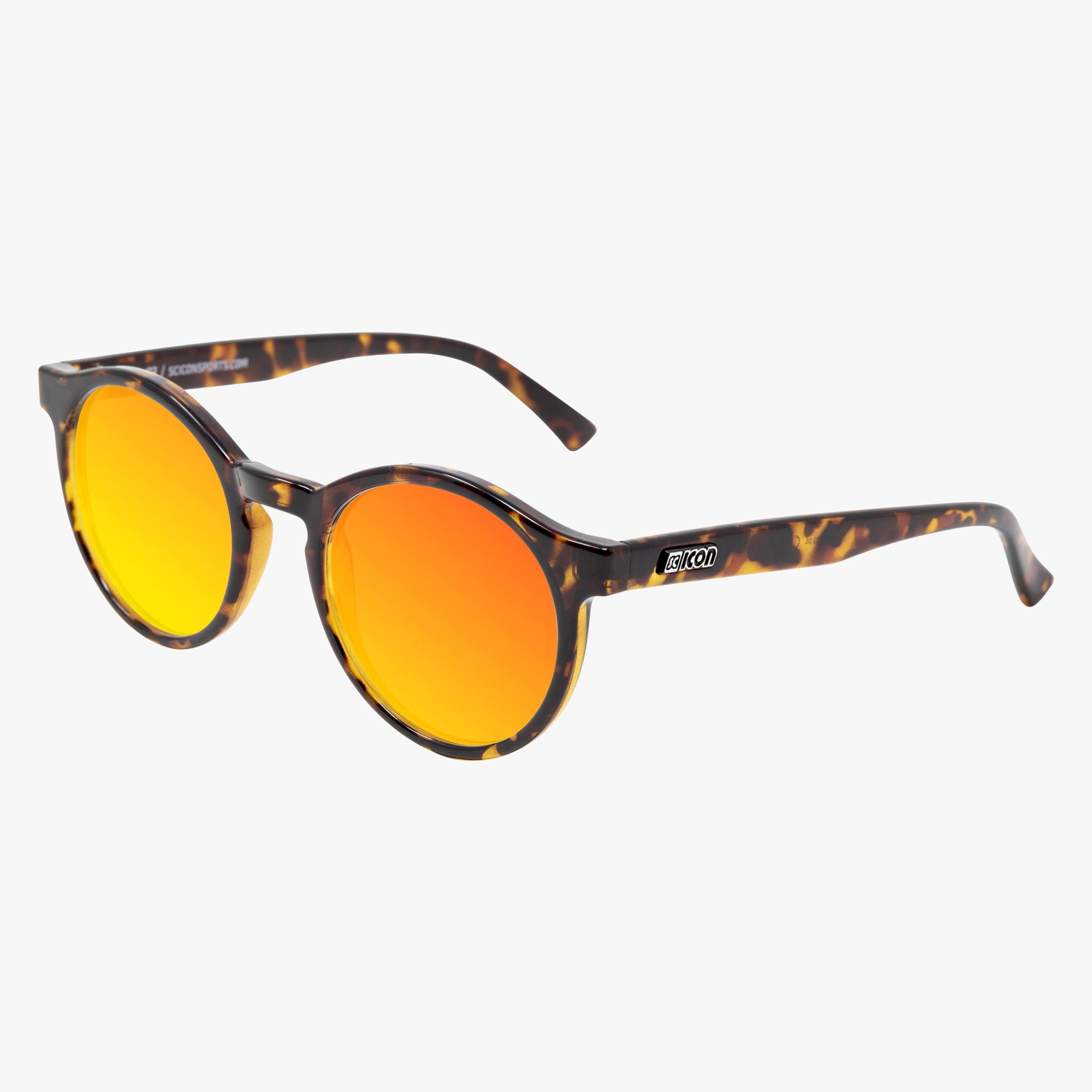 Tortoiseshell Frame/Multimirror Red Lenses Protox Sunglasses