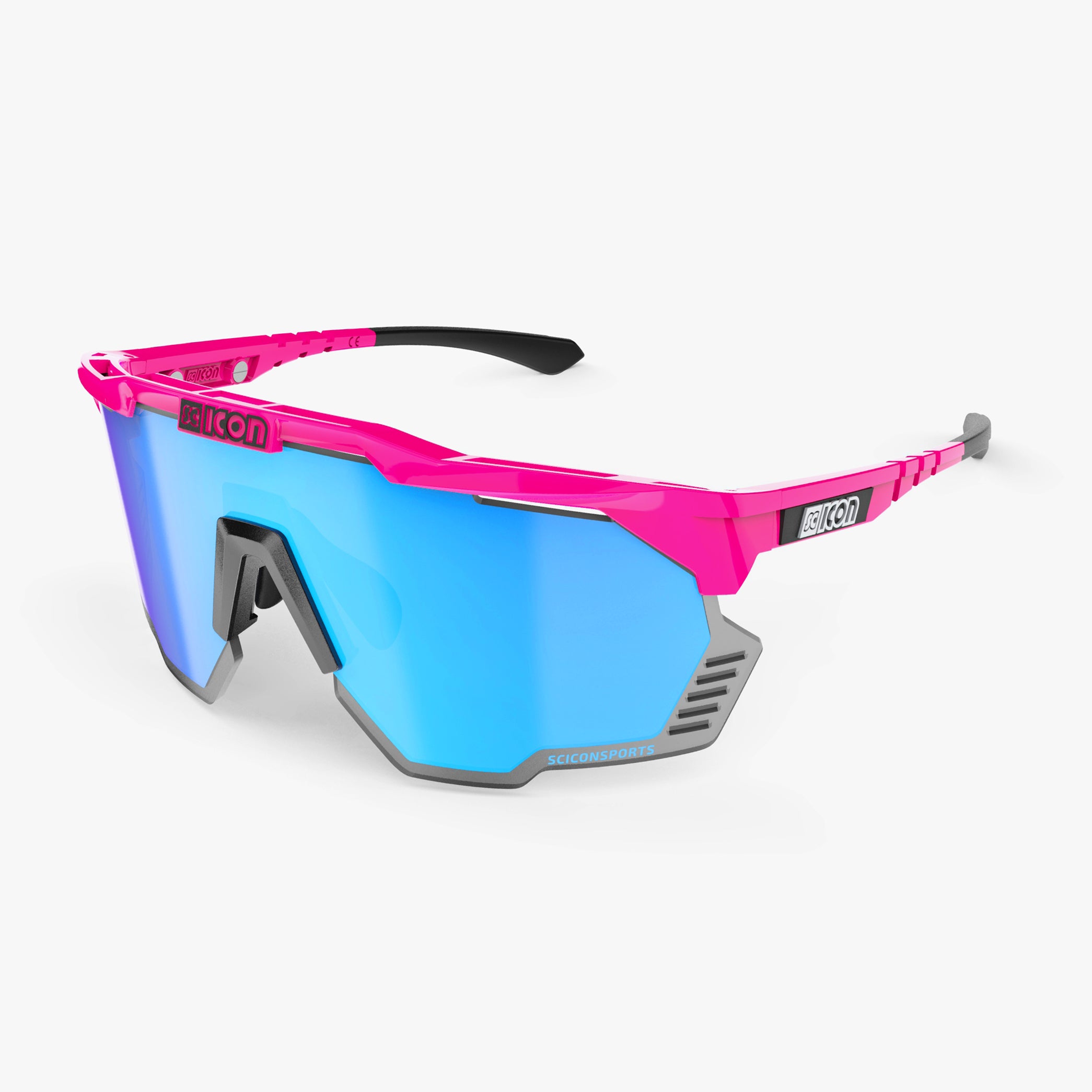 Black/Green Aeroshade Kunken Sunglasses | Scicon Sports