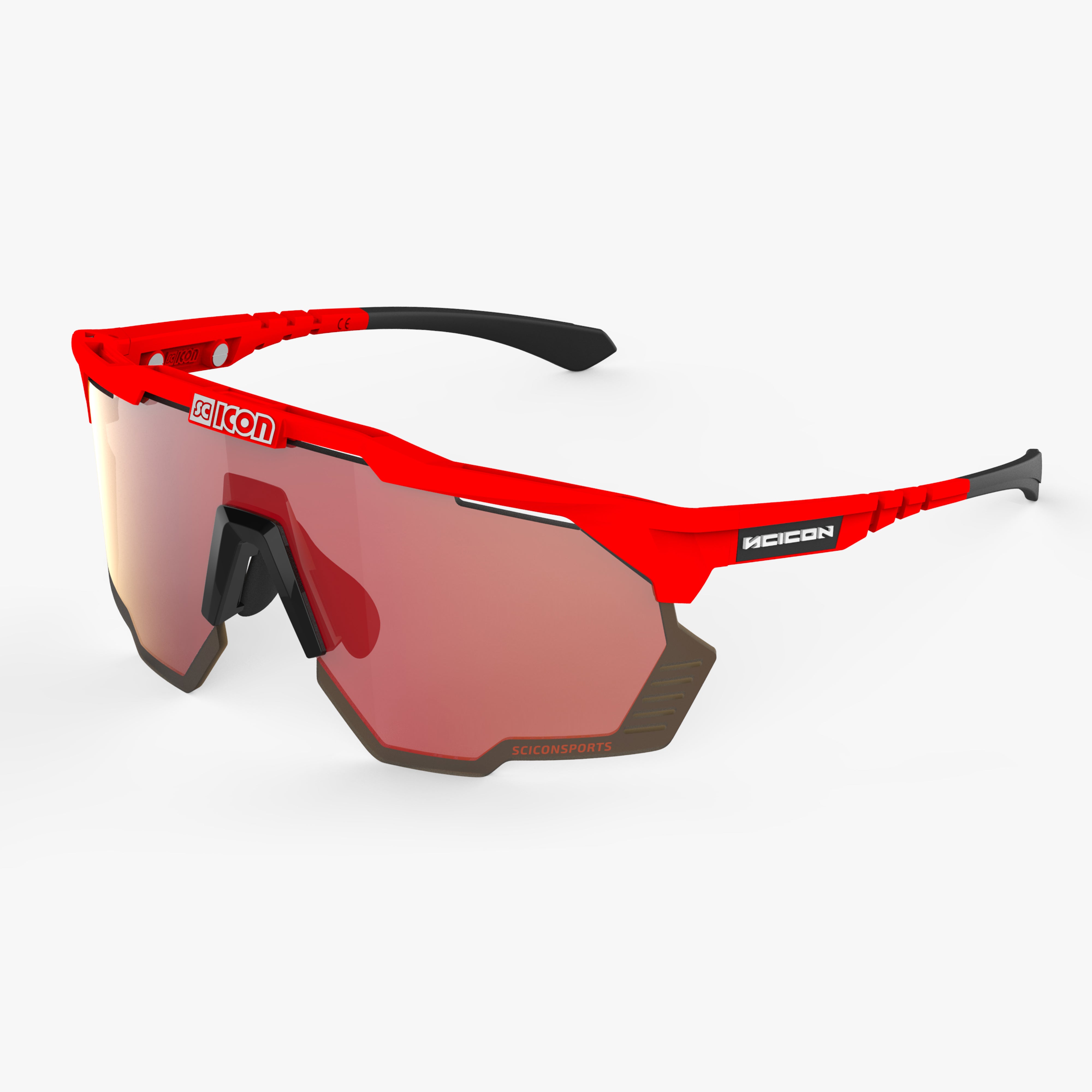 Black/Green Aeroshade Kunken Sunglasses | Scicon Sports