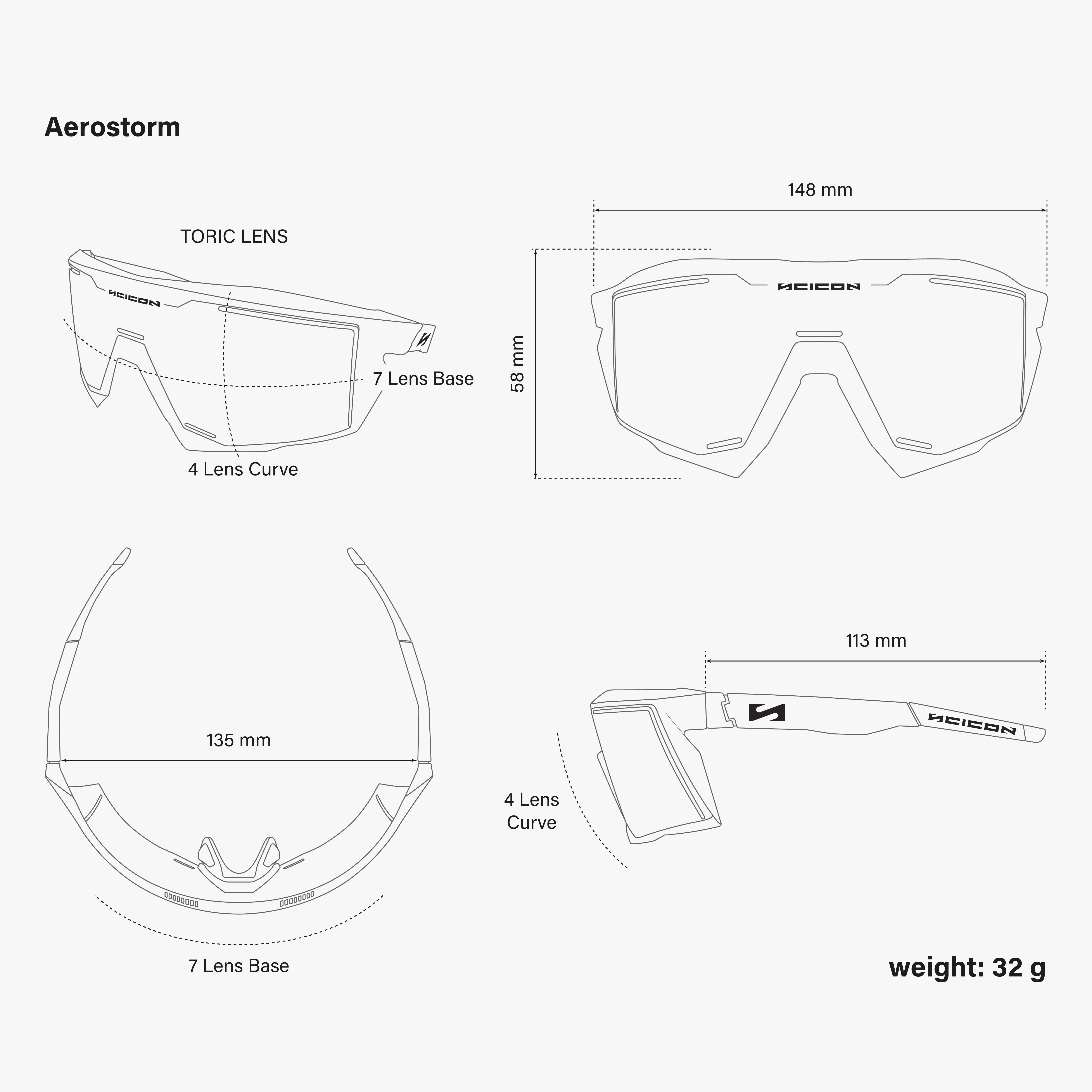 Aerostorm Dimensions