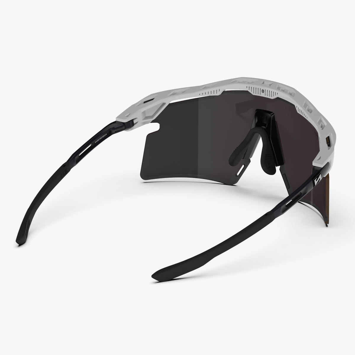 Aeroshade 2.0 Titanium XS White Matte Multimirror Sunburst back