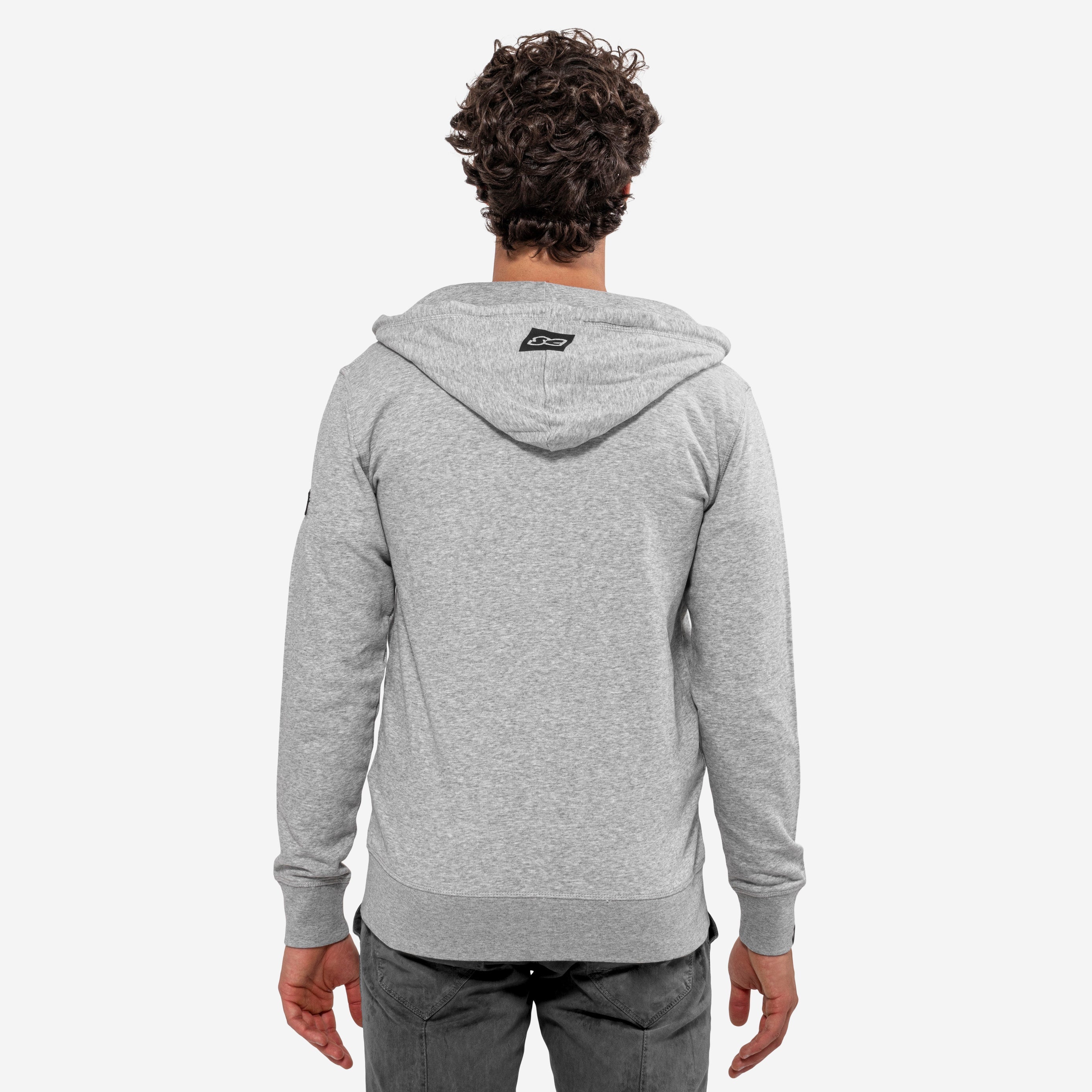 SUDADERA SQUADRA CON CAPUCHA Y CREMALLERA