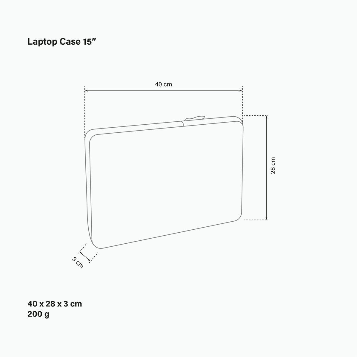 laptop 15 sleeve dimensions
