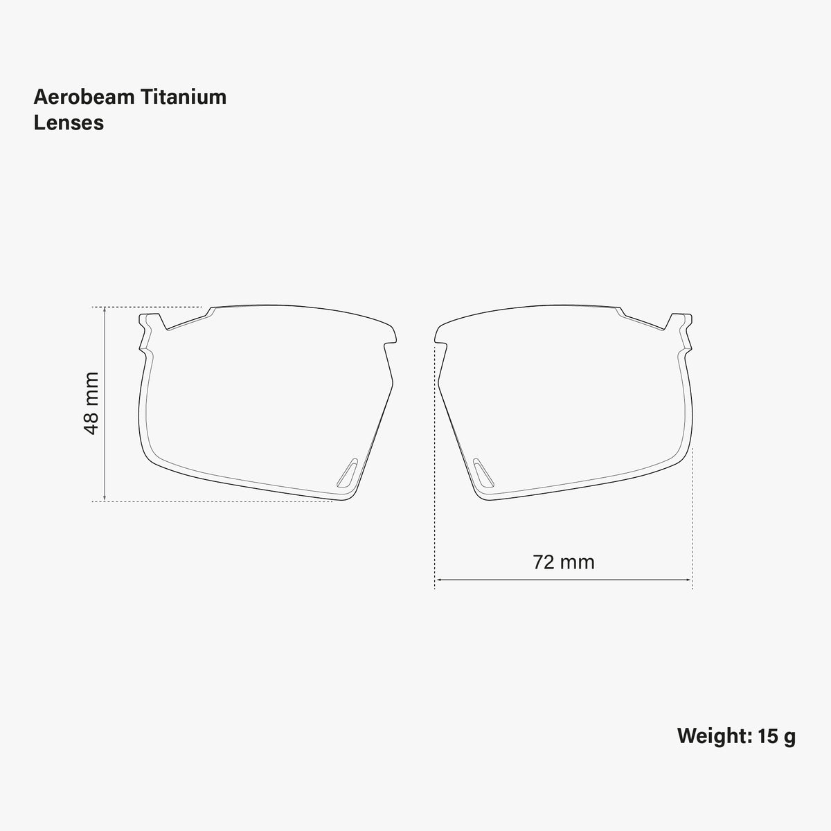 Aerobeam Spare Lenses Multimirror Silver