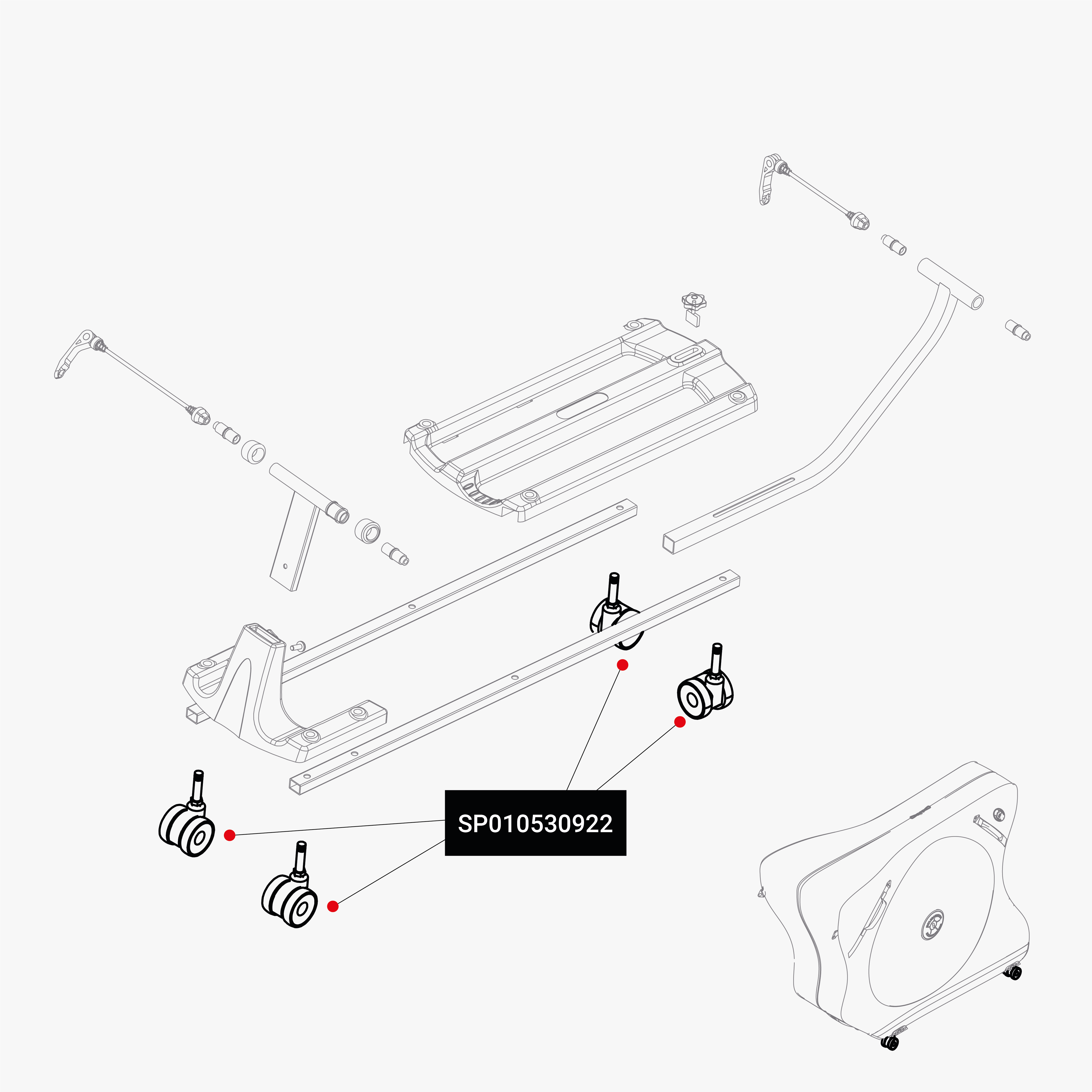 RUEDAS SILENT TWIN WHEEL SYSTEM X 4