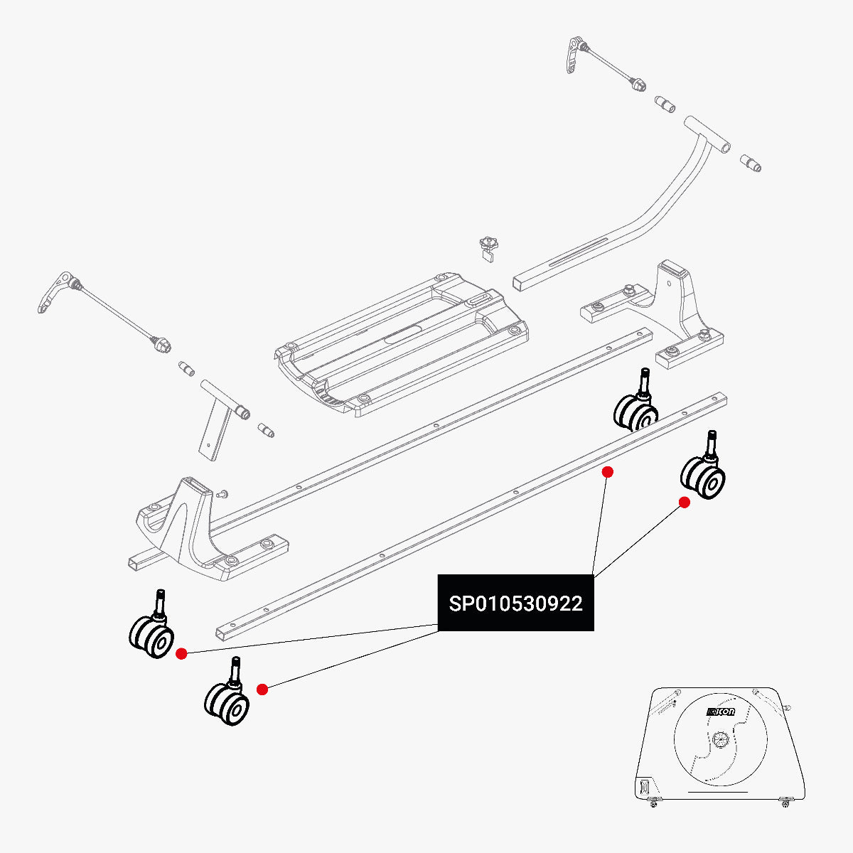 RUEDAS SILENT TWIN WHEEL SYSTEM X 4