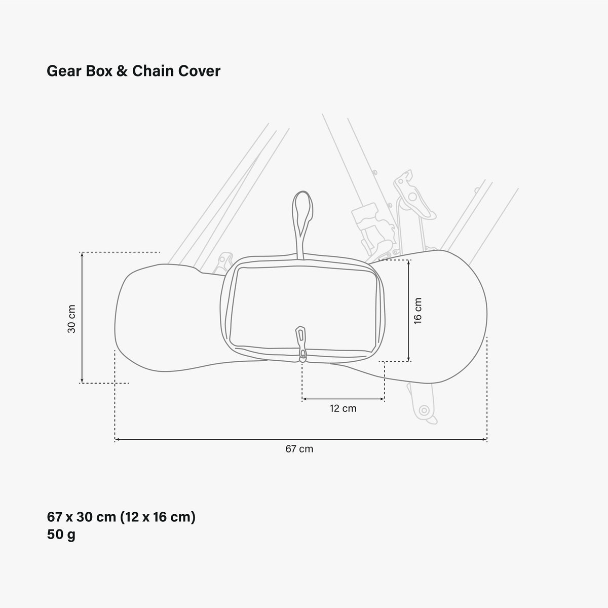 GearBox & Chain Cover Dimensions